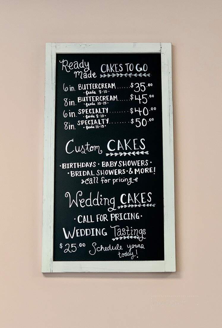 JB Cakes Bakery Bistro - Rhoadesville, VA menu_pic