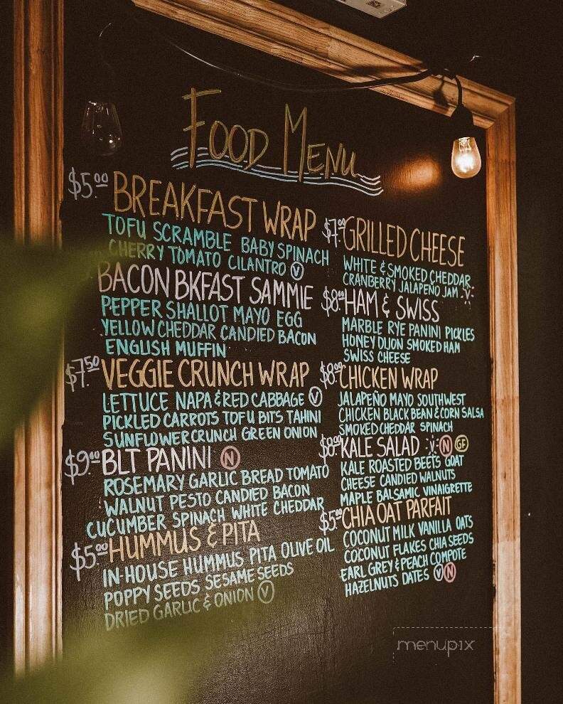 Happy Goat Coffee - Ottawa, ON menu_pic