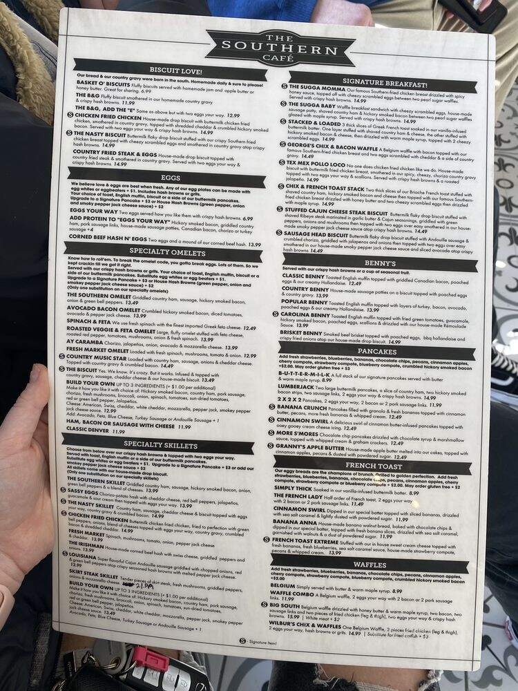 The Southern Cafe - St. Charles, IL menu_pic