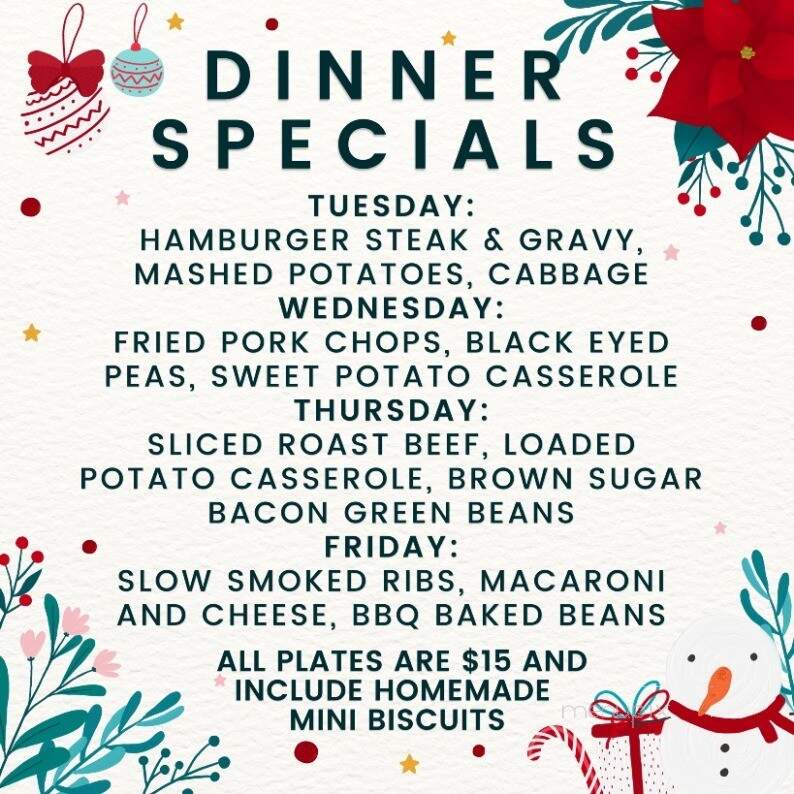 Farmer and the Dail - Snow Hill, NC menu_pic