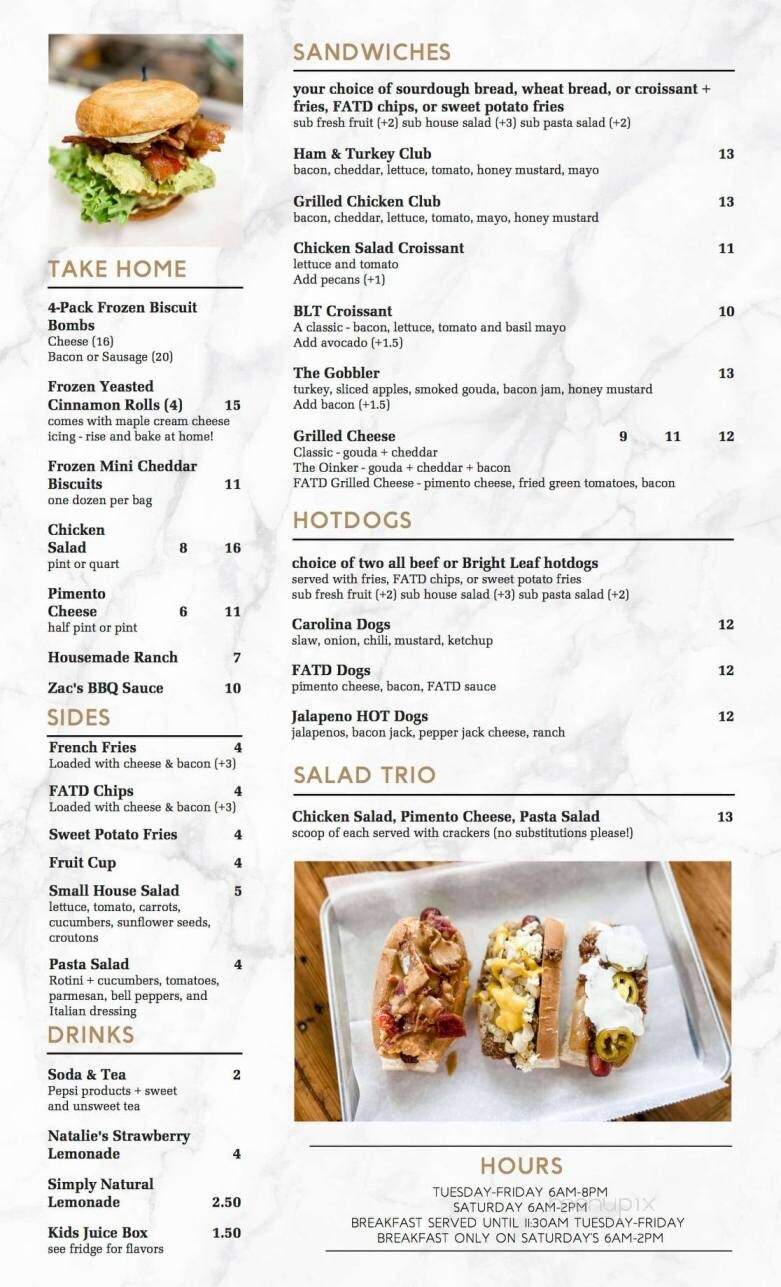 Farmer and the Dail - Snow Hill, NC menu_pic