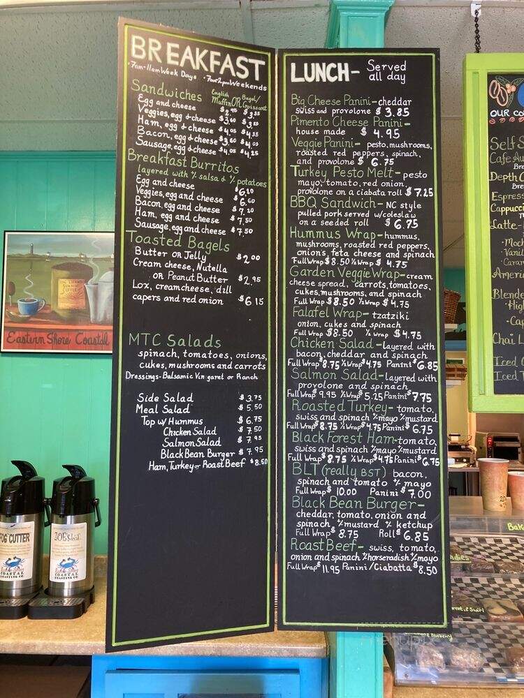 Machipongo Trading Company - Cape Charles, VA menu_pic