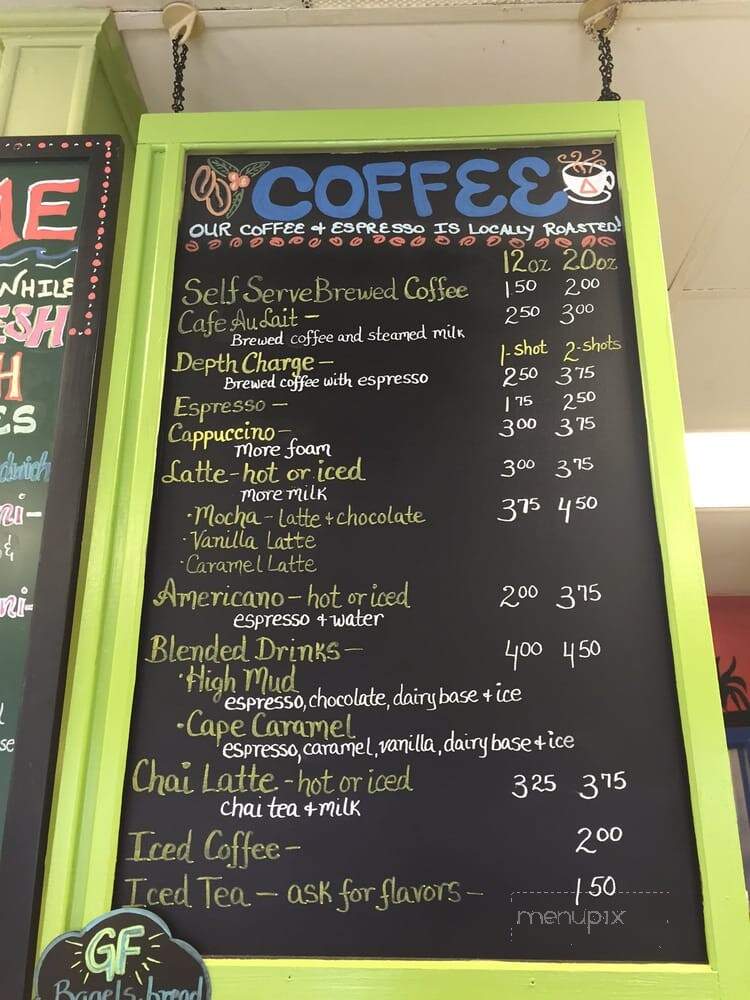 Machipongo Trading Company - Cape Charles, VA menu_pic