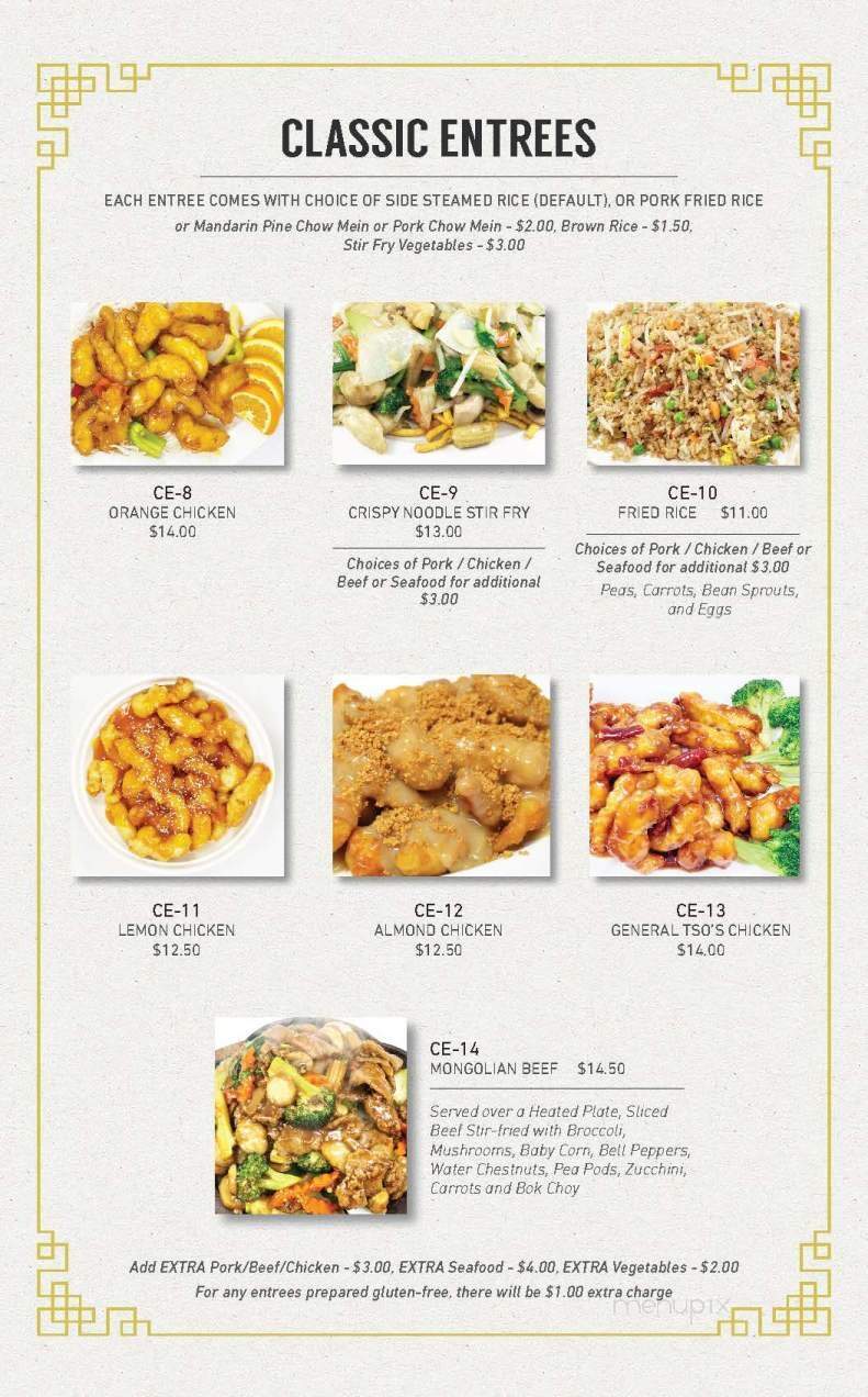 Mandarin Pine Restaurant - Lewiston, ID menu_pic