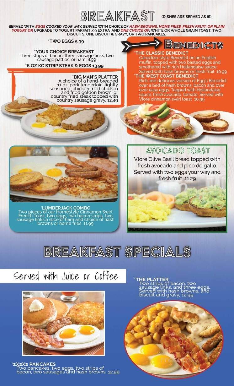 Brothers Family Restaurant - Rapids City, IL menu_pic