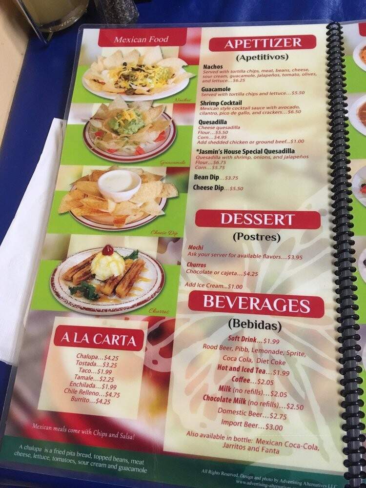 Jasmin Restaurant - Eudora, KS menu_pic