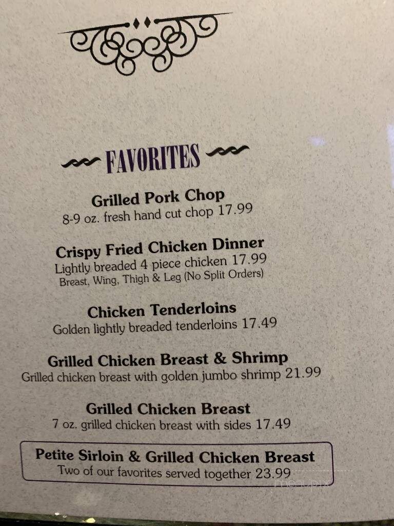 Monarch Lounge Steakhouse - Renner, SD menu_pic