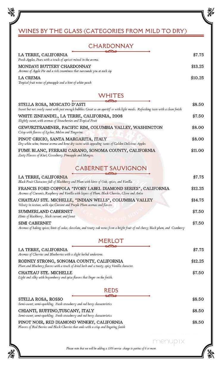 Stevens Steak & Seafood House - Commerce, CA menu_pic