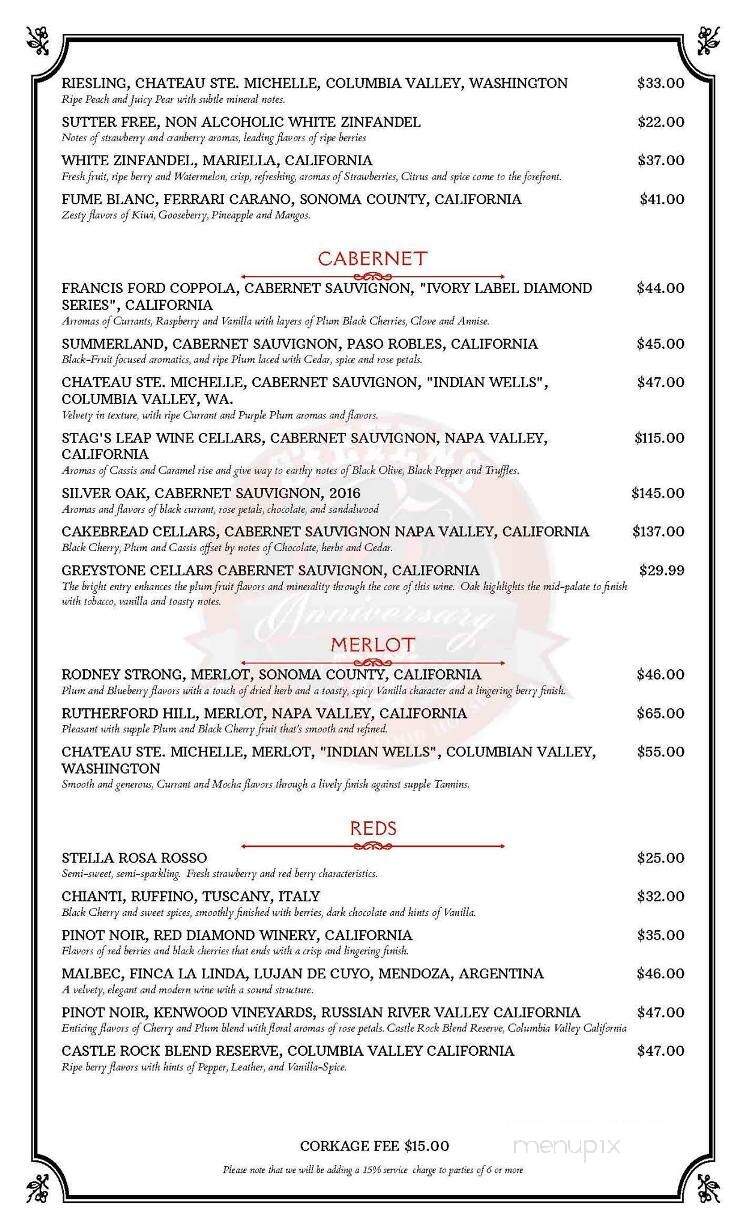 Stevens Steak & Seafood House - Commerce, CA menu_pic