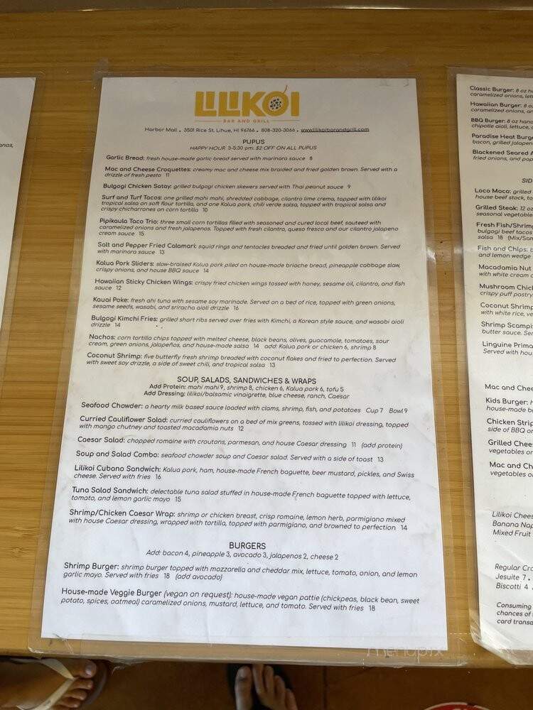Lilikoi Bar and Grill - Lihue, HI