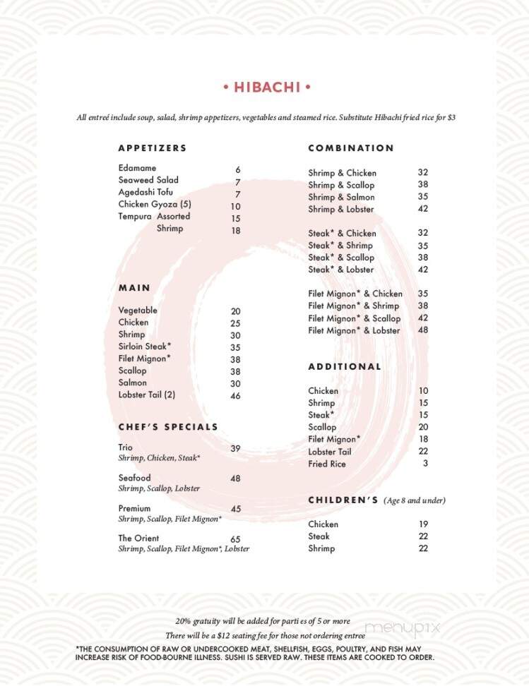 The Orient - Atlanta, GA menu_pic