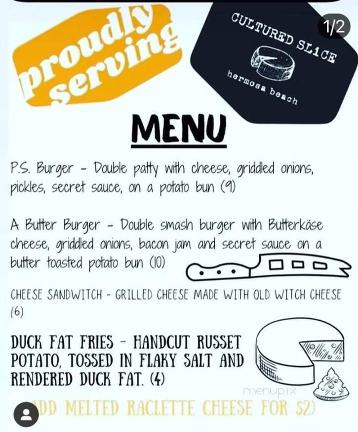 Hermosa Saloon - Hermosa Beach, CA menu_pic