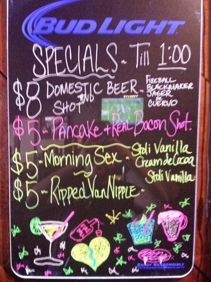 Hermosa Saloon - Hermosa Beach, CA menu_pic