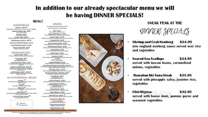 Jolo Winery & Vineyards - Pilot Mountain, NC menu_pic