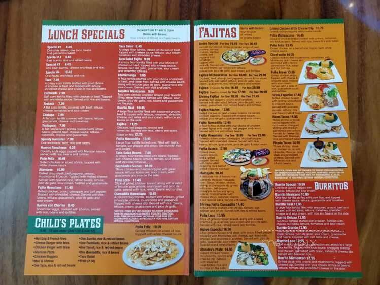 Las Trojas Cantina - Madison, AL menu_pic
