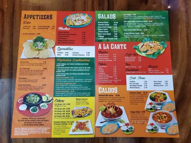 Las Trojas Cantina - Madison, AL menu_pic
