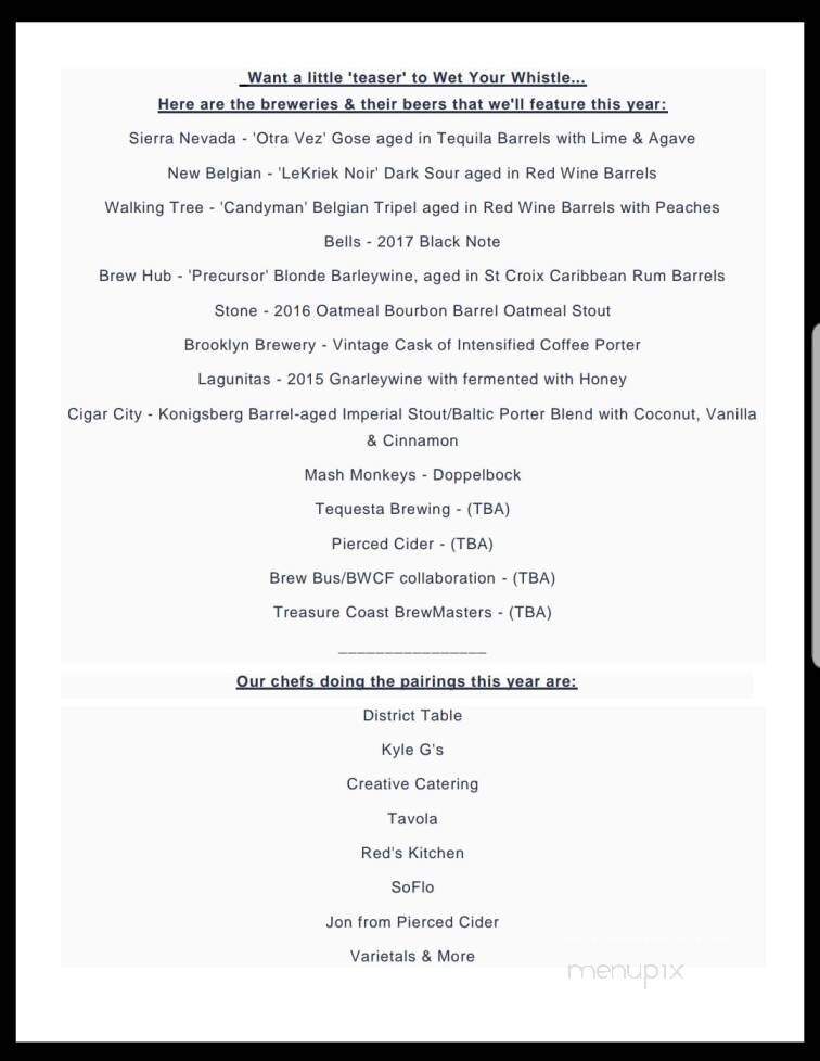 Vine and Barley - Port St Lucie, FL menu_pic