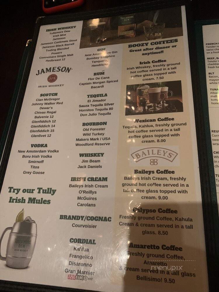 Nolan's Irish Pub - Cocoa Beach, FL menu_pic