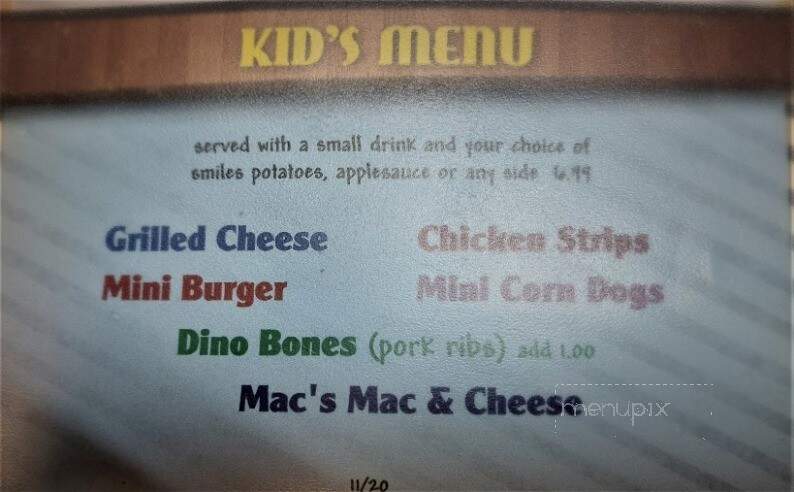 Claxon's Smokehouse & Grill - Altoona, IA menu_pic