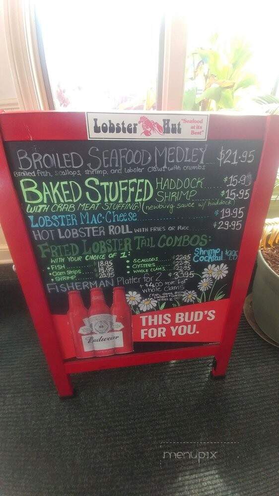 Lobster Hut - Plymouth, MA menu_pic