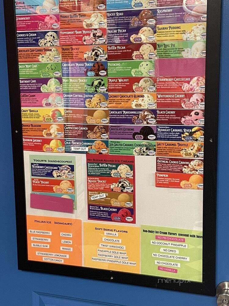 Meyer's Ice Cream - Surfside Beach, SC menu_pic