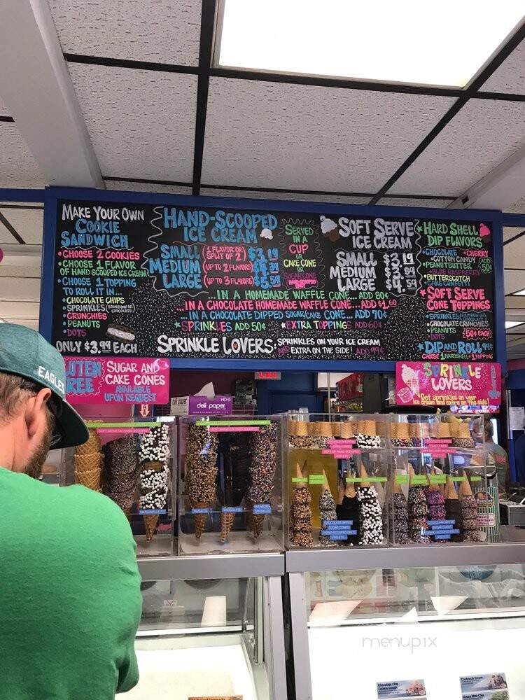 Meyer's Ice Cream - Surfside Beach, SC menu_pic