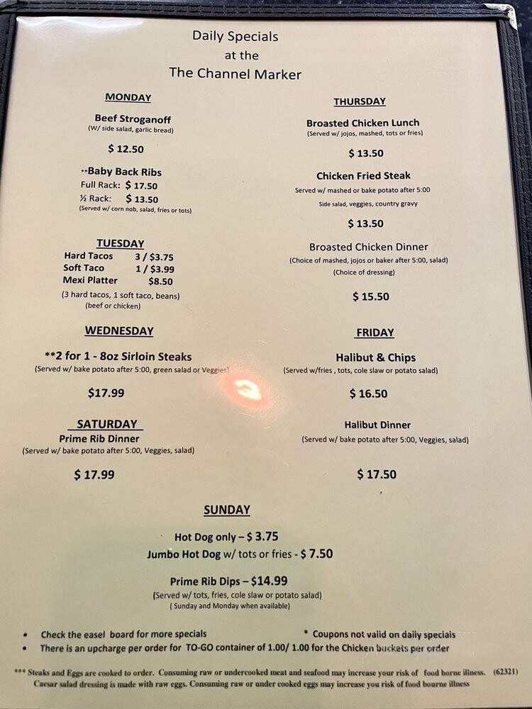 Channel Marker - Edmonds, WA menu_pic