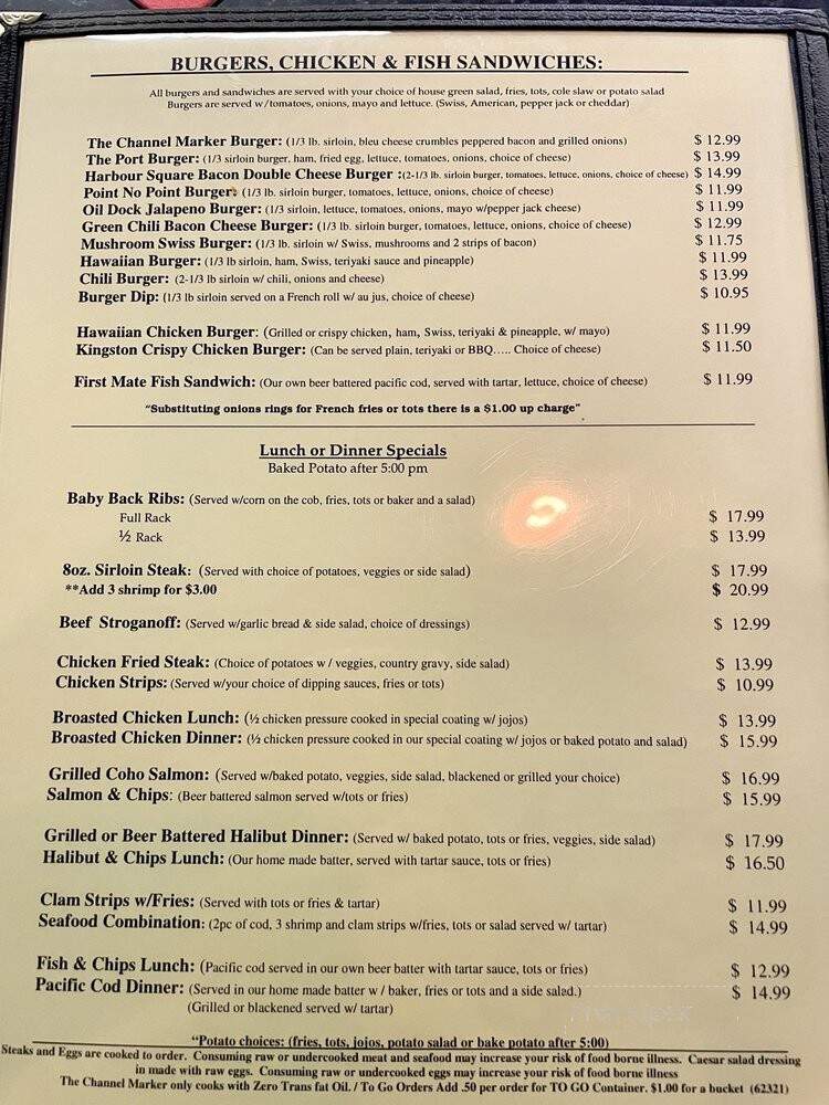 Channel Marker - Edmonds, WA menu_pic