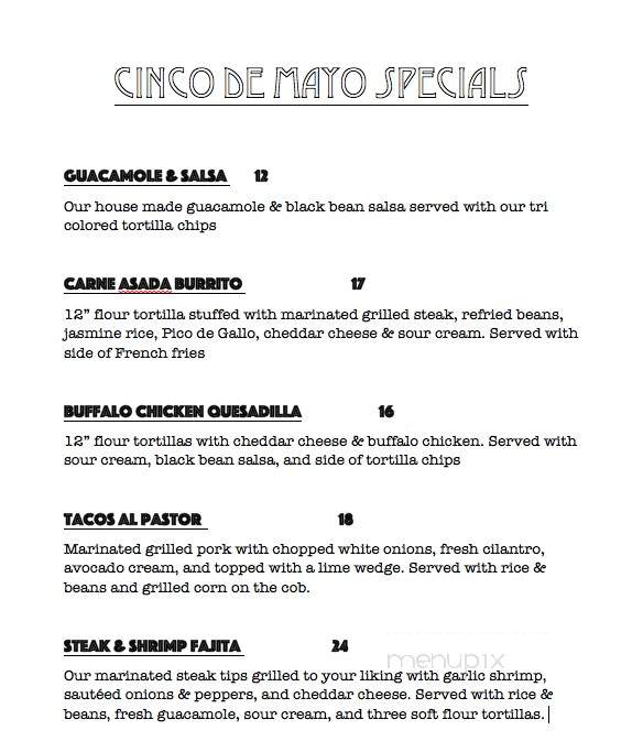 The Gavel Public House - Wrentham, MA menu_pic