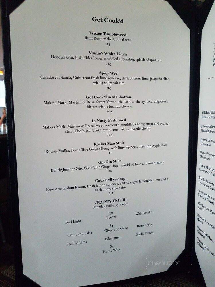 Cook'd - Minden, NV menu_pic