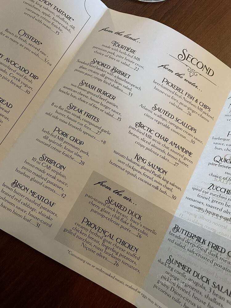 Preservation Hall - Winnipeg, MB menu_pic