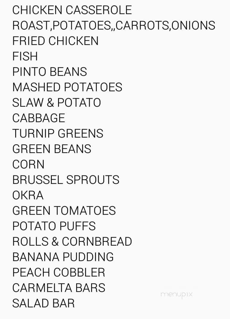 Anthony and Theresa's Homecookin' - Dunlap, TN menu_pic