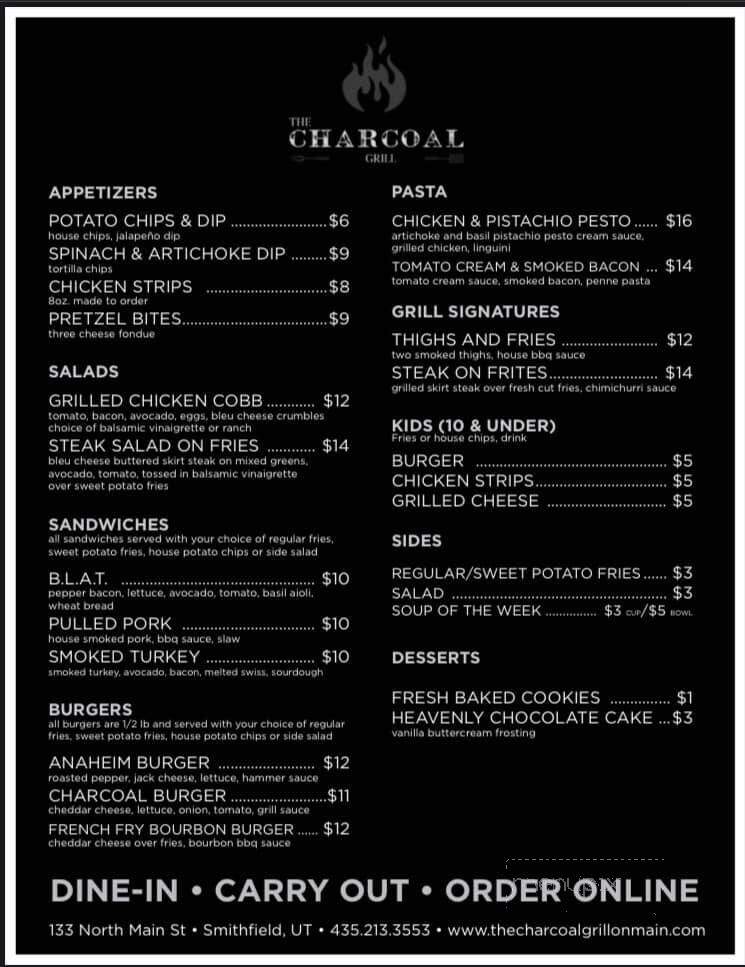 The Charcoal Grill Cafe - Smithfield, UT