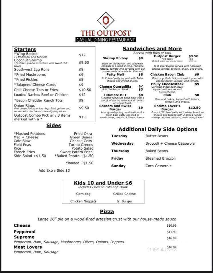 The Outpost Casual Dining Restaurant - New Brockton, AL