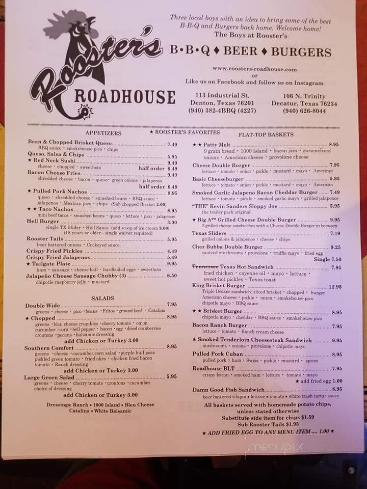 Rooster Roadhouse - Decatur, TX