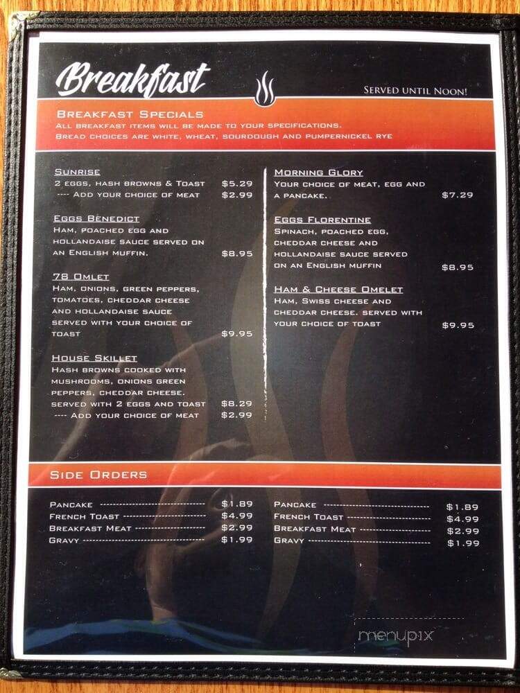 78 Main Street Eatery - Lava Hot Springs, ID menu_pic