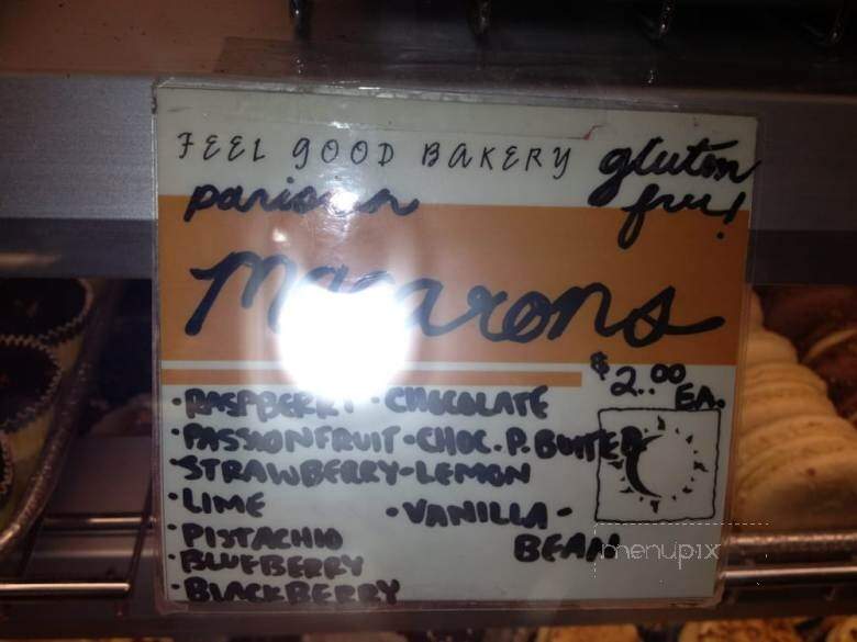 Feel Good Bakery - Alameda, CA menu_pic