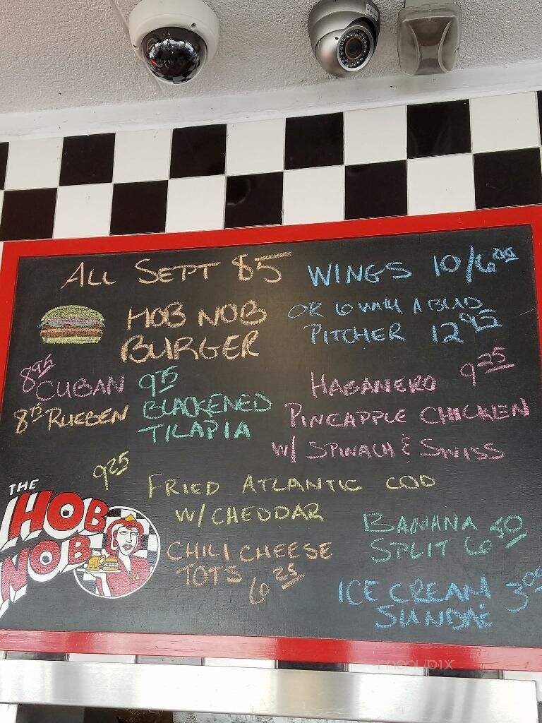 Hob Nob Drive In Restaurant - Sarasota, FL menu_pic