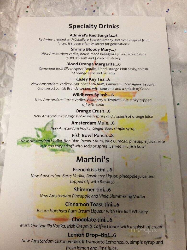 Left Coast Seafood Co - Venice, FL menu_pic