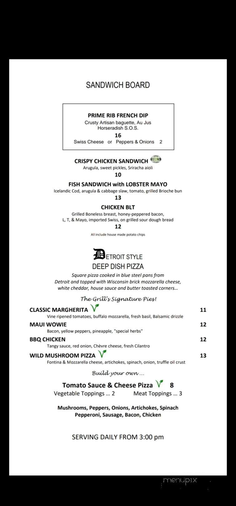 Ernie's - Clinton Township, MI menu_pic