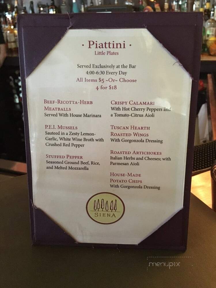 Siena Restaurant - Mashpee, MA