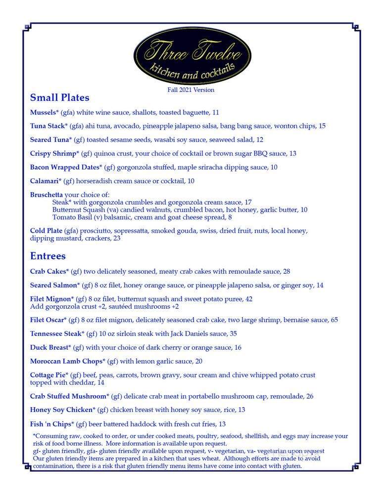Mimi's - Huntingdon, PA menu_pic