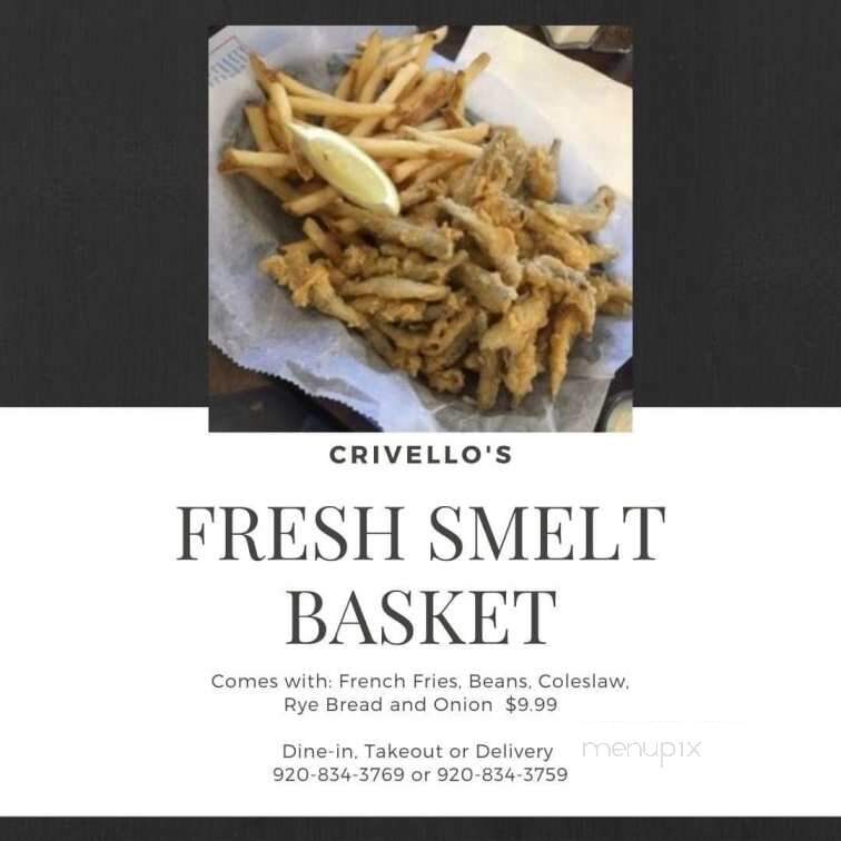 Crivello's - Oconto, WI menu_pic