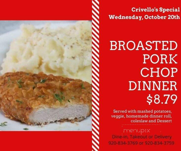 Crivello's - Oconto, WI menu_pic