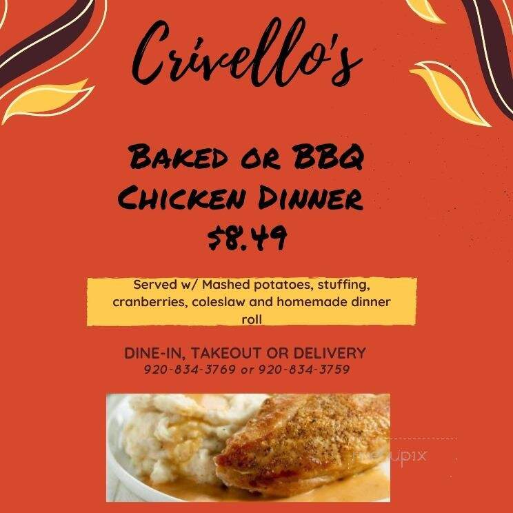 Crivello's - Oconto, WI menu_pic