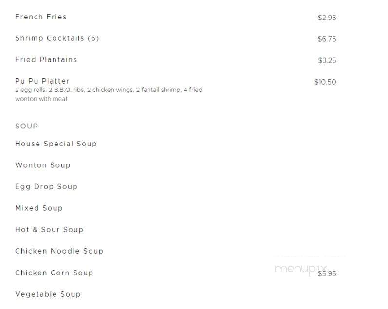 King Chef Chinese Restaurant - Brooksville, FL menu_pic