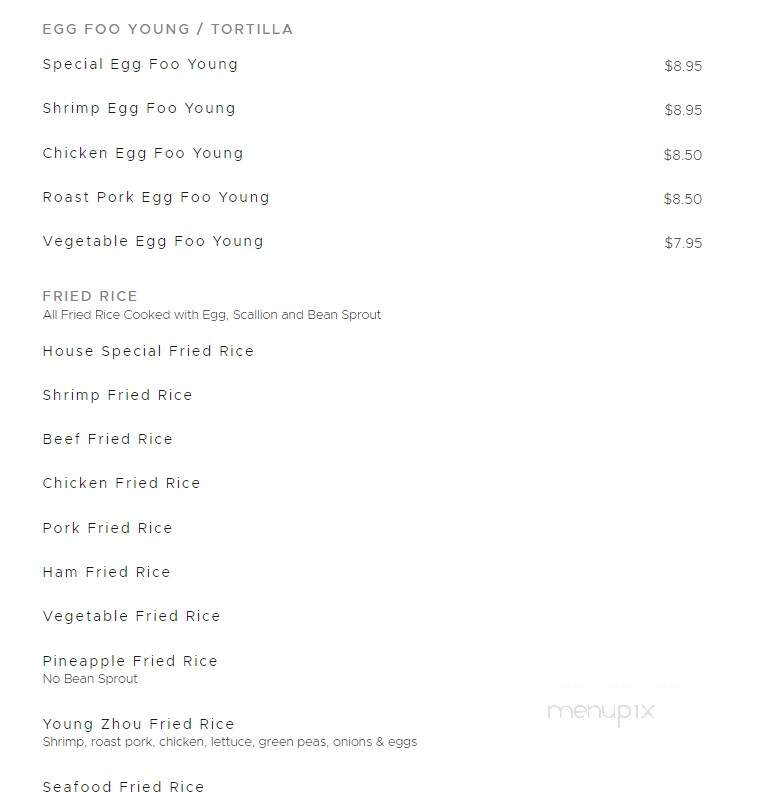 King Chef Chinese Restaurant - Brooksville, FL menu_pic