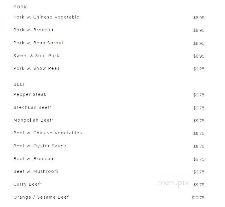King Chef Chinese Restaurant - Brooksville, FL menu_pic