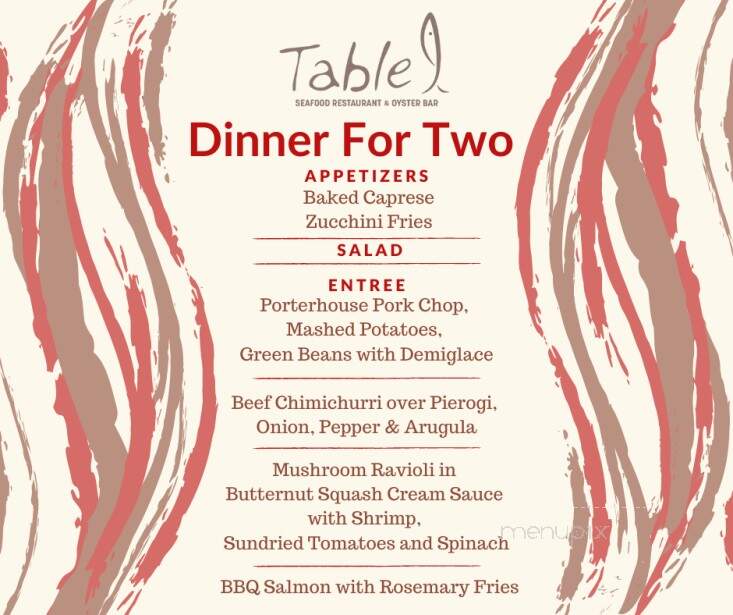 Table 9 - Atlantic Beach, NC menu_pic