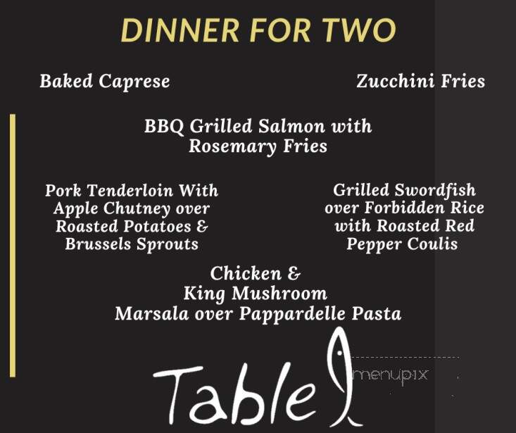 Table 9 - Atlantic Beach, NC menu_pic